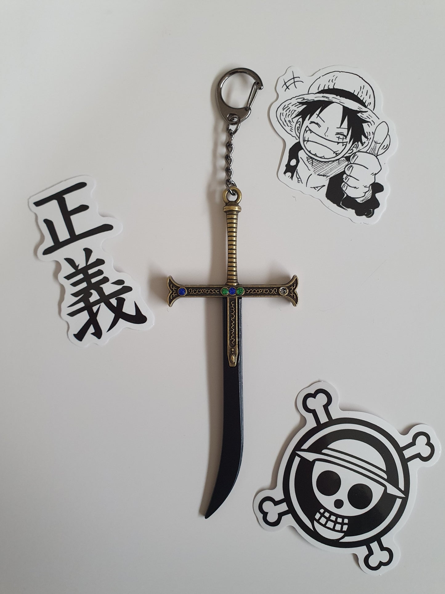 Dracule Mihawk Yoru Sword keychain