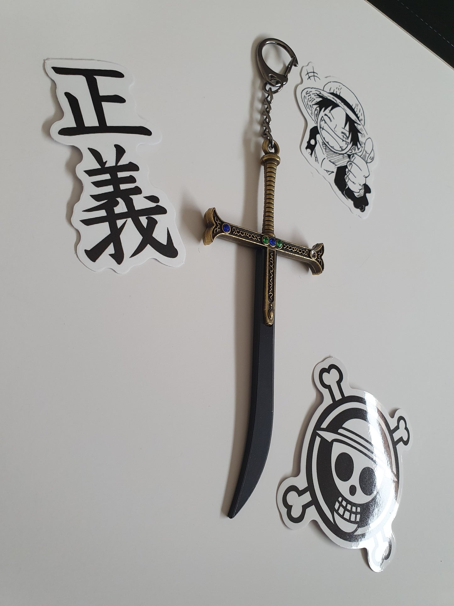 Dracule Mihawk Yoru Sword keychain